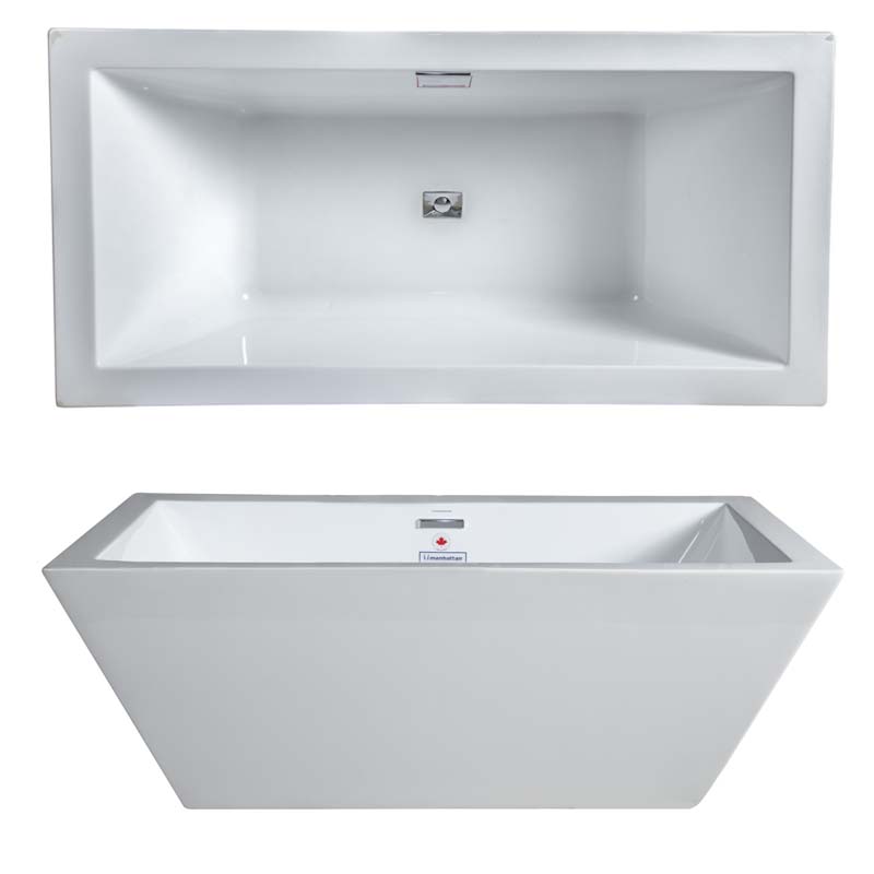 Bồn tắm nằm độc lập đặt sàn MANHATTAN MO-6647B