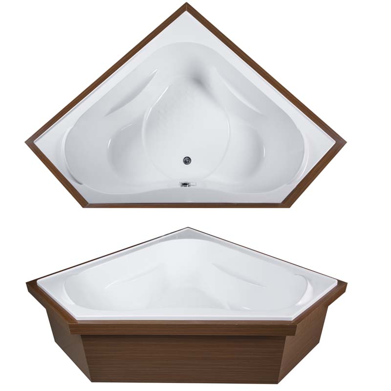 Bồn tắm nằm hình lục giác đặt góc MANHATTAN MS-8879A