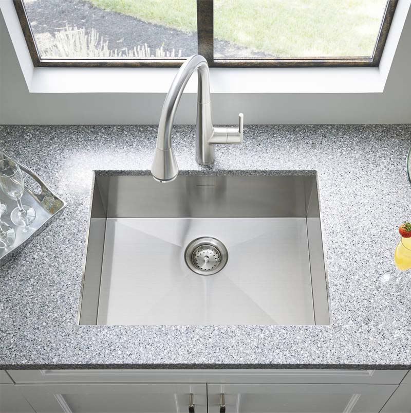 Chậu rửa chén 1 hộc âm bàn Erowin 5045VK