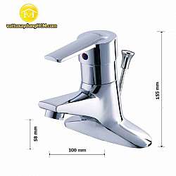 voi-chau-lavabo-nong-lanh-caesar-b372c