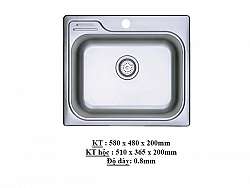 Bồn rửa chén inox 1 ngăn MOEN 22003R bon-rua-chen-inox-1-ngan-moen-22003r