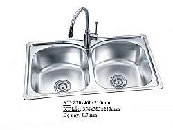 Bồn rửa chén inox 2 hộc MOEN AECI8246 bon-rua-chen-inox-2-hoc-moen-aeci8246