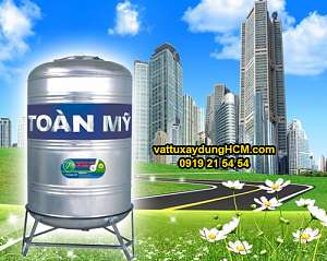 Bồn chứa nước 5000L đứng inox Toàn Mỹ bon-inox-toan-my-5000l-dung
