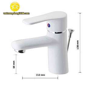 voi-lavabo-nong-lanh-son-trang-caesar-b430cpw