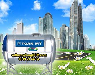 Giá bồn nước inox Toàn Mỹ 3500L nằm ngang bon-inox-cao-cap-toan-my-3500l-nam-ngang