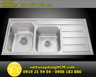 chau-rua-bat-inox-cao-cap-malloca-2-hoc-co-ban-ms-1027r