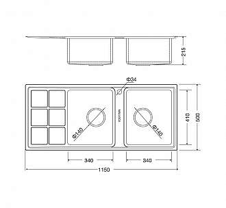 chau-rua-chen-inox-2-hoc-1-ban-malloca-ms-8815r