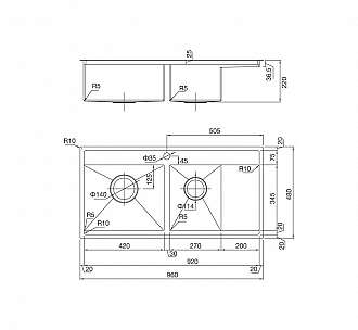 chau-rua-chen-ban-thu-cong-malloca-ms-6035