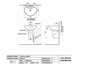 chau-rua-lavabo-treo-tuong-inax-l-288v-chan-treo-l-288vc