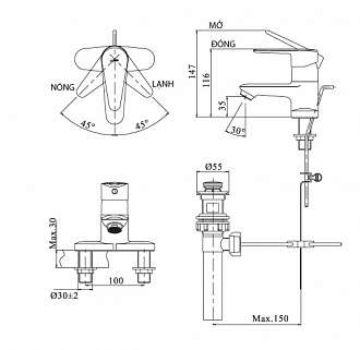 voi-chau-lavabo-nong-lanh-inax-lfv-1102s-1