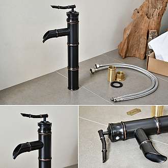 voi-lavabo-dong-thau-son-den-co-dien-kanly-gca02b