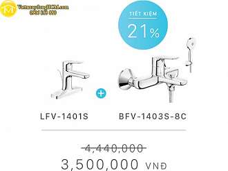 combo-sen-tam-nong-lanh-inax-bfv-1403s-8c-lfv-1401s