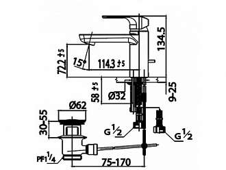 voi-chau-lavabo-nong-lanh-cotto-ct2123a