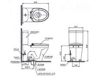 bon-cau-2-khoi-toto-cs818dt2-nap-dong-em-tc393vs