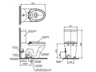 bon-cau-hai-khoi-toto-cs818dt3-nap-em-tc385vs
