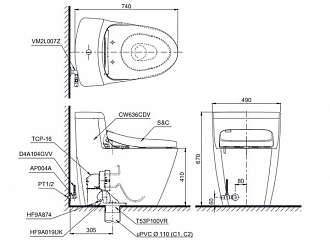bon-cau-1-khoi-cao-cap-toto-ms636dt8-nap-tc600vs