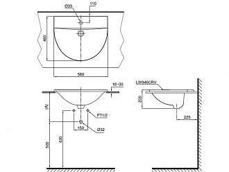 bon-lavabo-rua-mat-duong-vanh-toto-l946cr